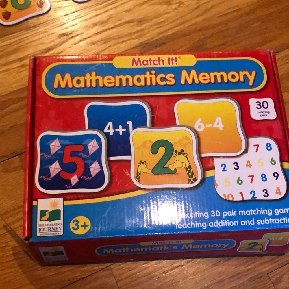 Math memory game